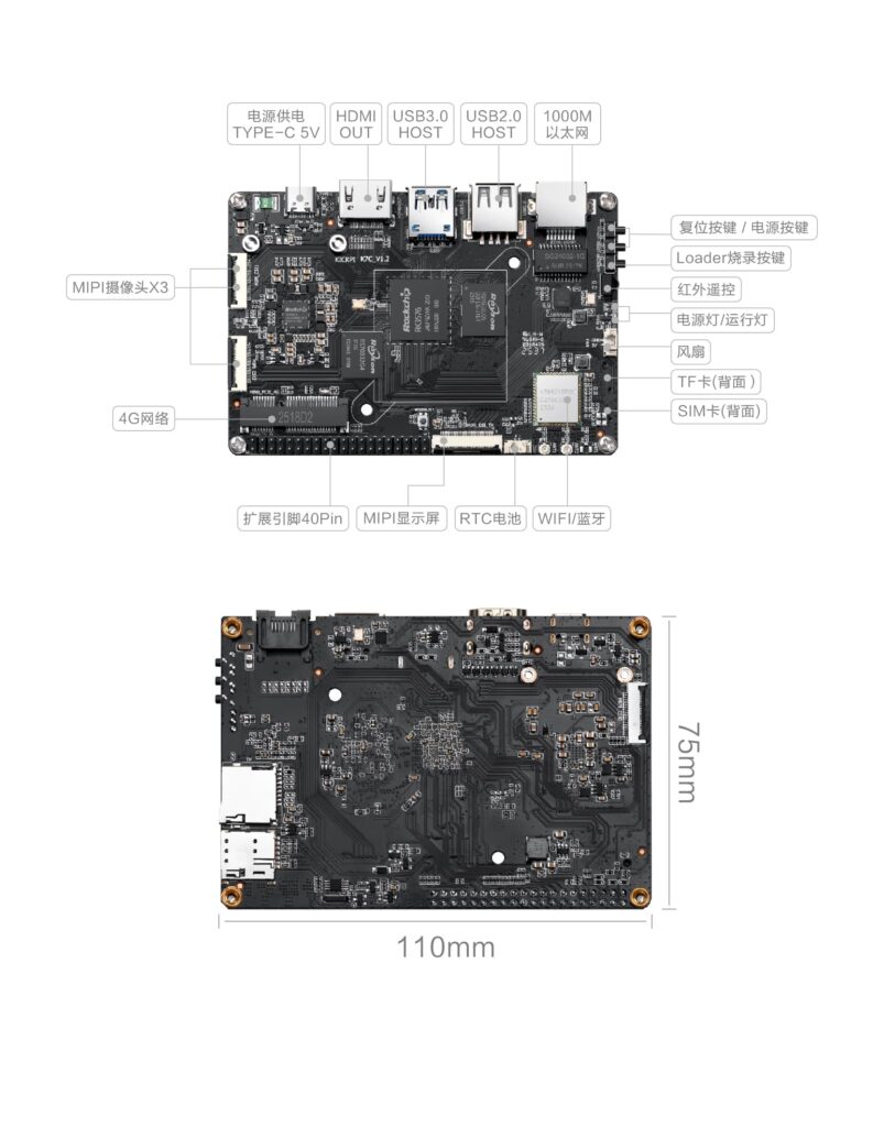 k7c-development-board-detailed-image-interface